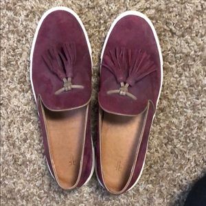 NWB Woman’s Frye Gemma Tassel slip on size 8M